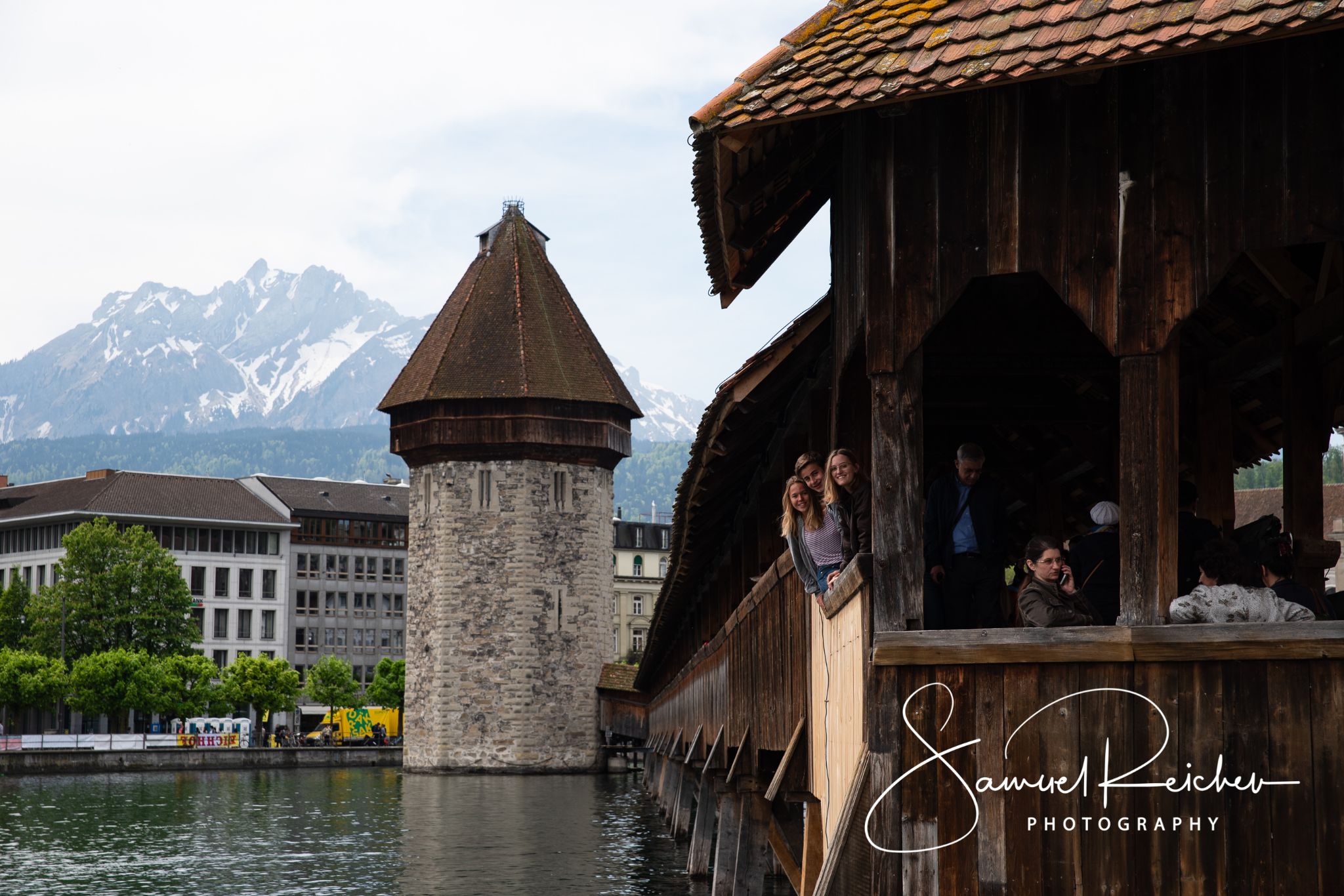 Schweiz Luzern Kapellbrücke
